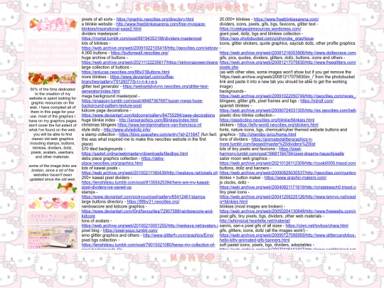 links/resources screenshot