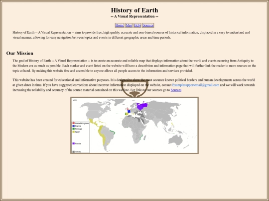 Homepage screenshot