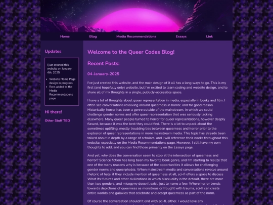 blog screenshot