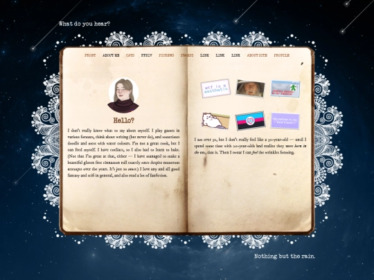 aboutme screenshot