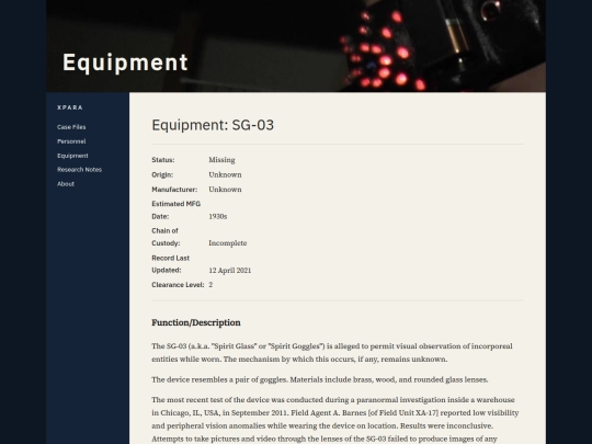 equipment/sg-03 screenshot