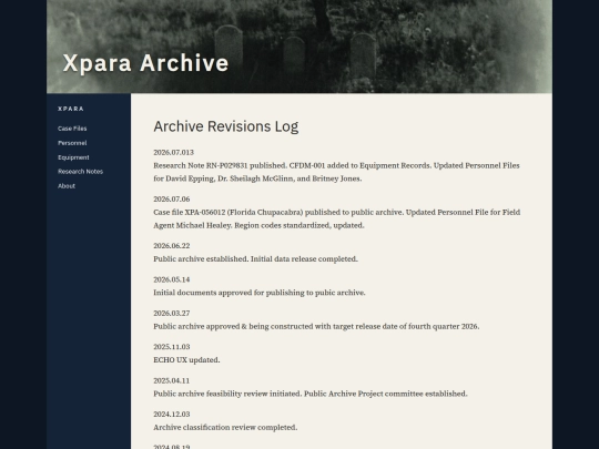 revisions screenshot