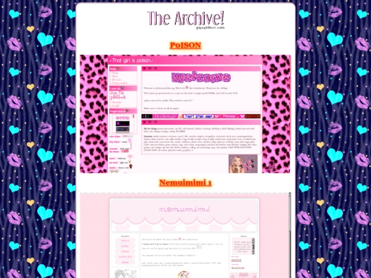 versions screenshot