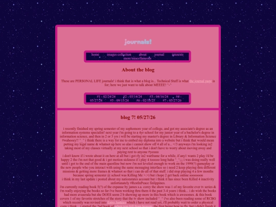 blog screenshot