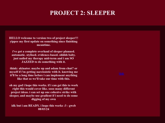 sleeper/indexv1 screenshot