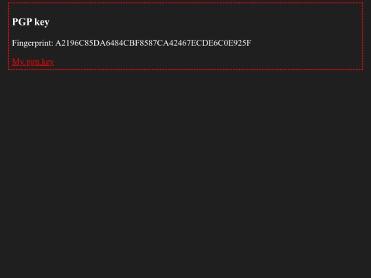 pgp screenshot