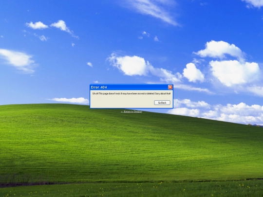 not_found screenshot