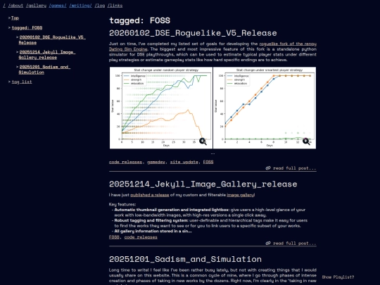 tag/foss screenshot