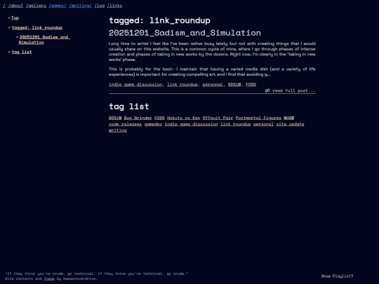 tag/link_roundup screenshot