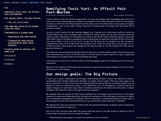 writing/offsuit-pair-postmortem screenshot