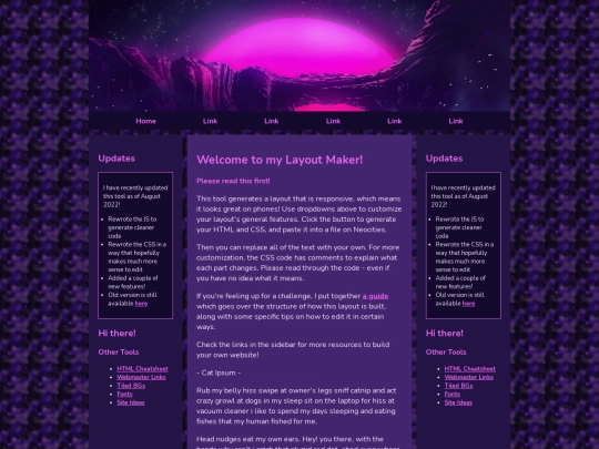 homepage screenshot