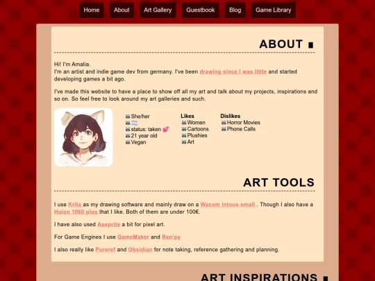 about/indexold screenshot