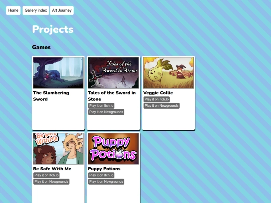 projects screenshot