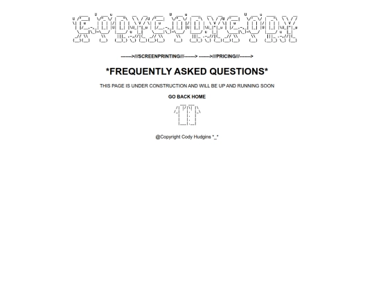 faq screenshot