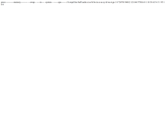 frankie/vmstat screenshot