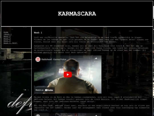 karmascara/week1 screenshot