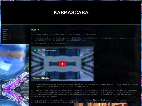 karmascara/week3 screenshot