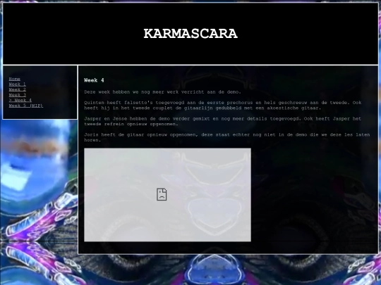 karmascara/week4 screenshot