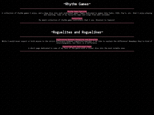 Games/gameindex screenshot
