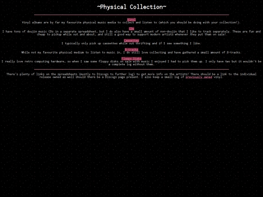 Music/Physical Media Collection/collectionIndex screenshot