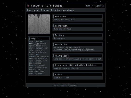 library screenshot