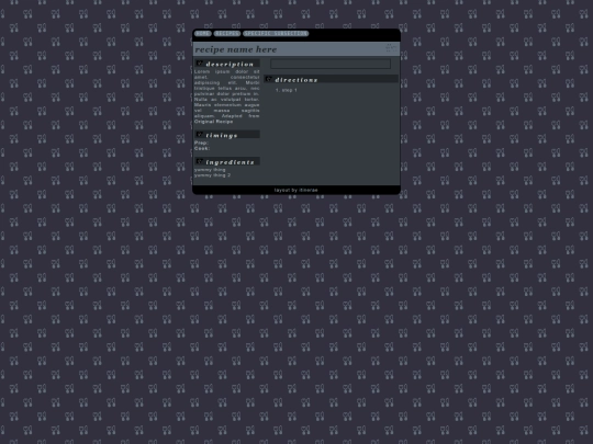 recipes/blankcard screenshot
