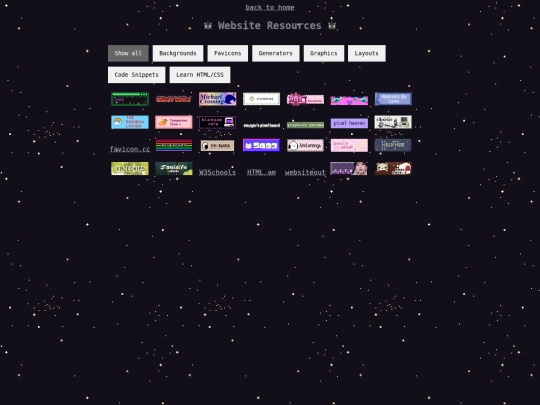 resources screenshot