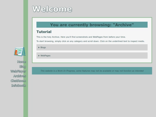 archives screenshot