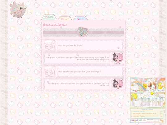 questions screenshot