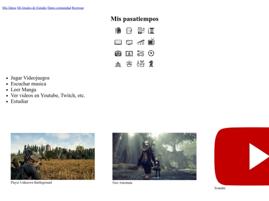 tarea/aficiones screenshot
