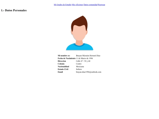 tarea/cv screenshot