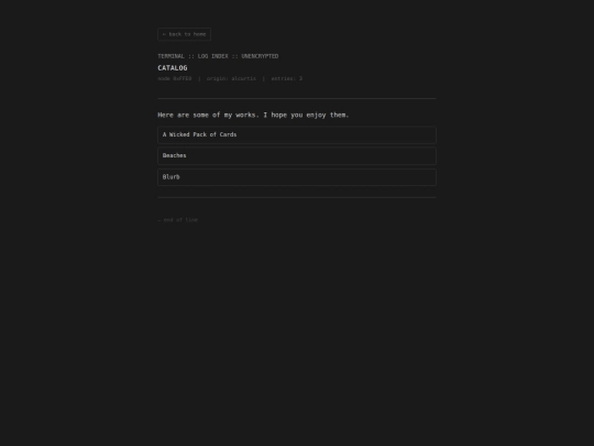 EECS414/catalog screenshot