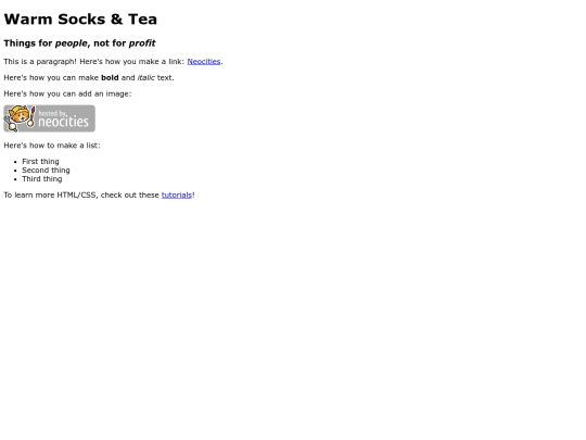 index screenshot