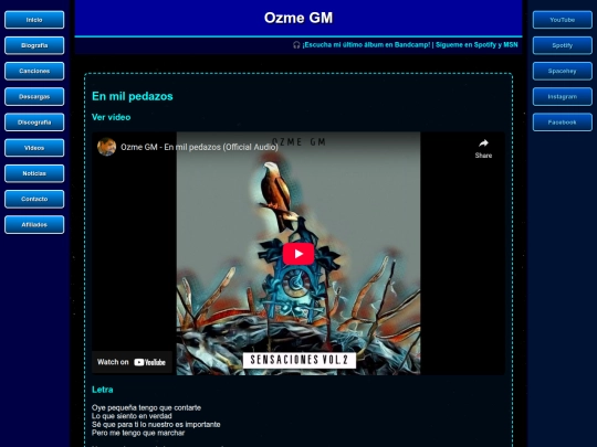 canciones/enmilpedazos screenshot