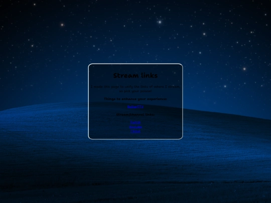 stream-links screenshot
