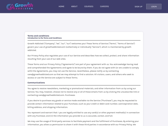 ABHAY terms and conditions screenshot