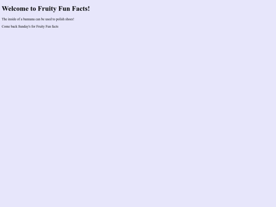 Fruityfunfacts screenshot