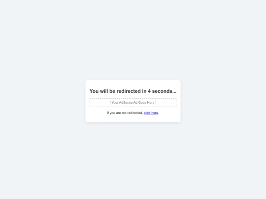 redirect screenshot