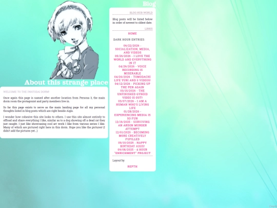 blog screenshot