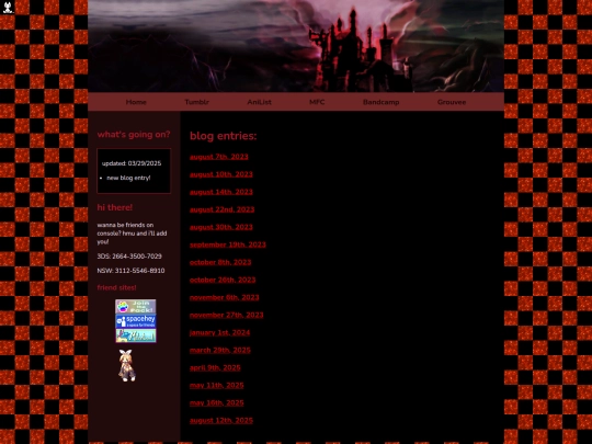 blog screenshot