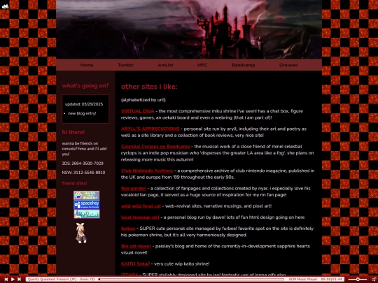 sites screenshot