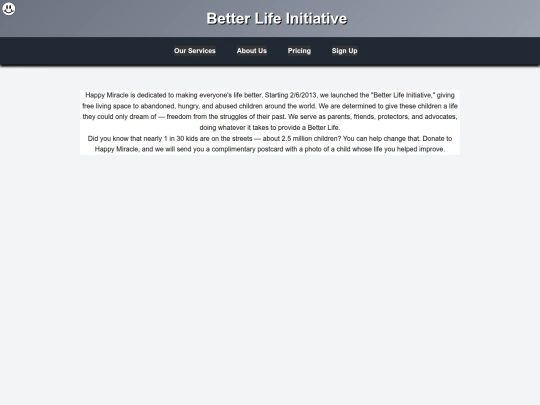 volunteersite1 screenshot