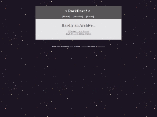 archive screenshot