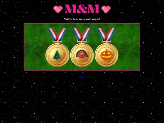 Medals screenshot