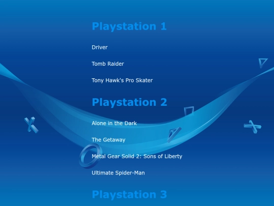 Retro Games/Playstation screenshot