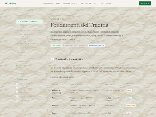 PyTrading/fondamenti screenshot