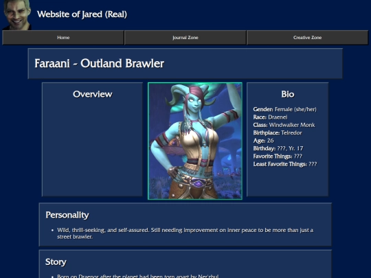 characters_website/Faraani screenshot
