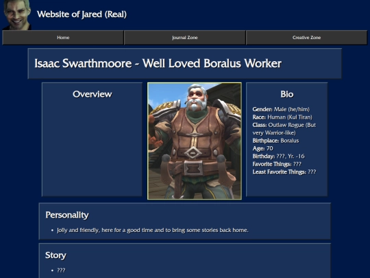 characters_website/Swarthmoore screenshot