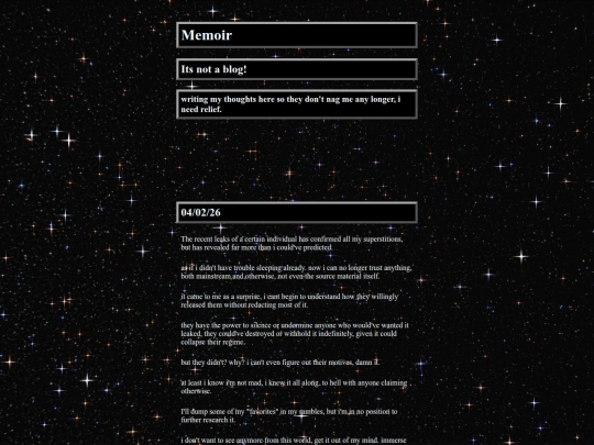 memoir screenshot