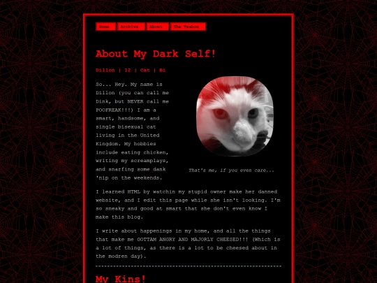 dillonblog/about screenshot